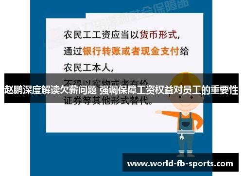 赵鹏深度解读欠薪问题 强调保障工资权益对员工的重要性